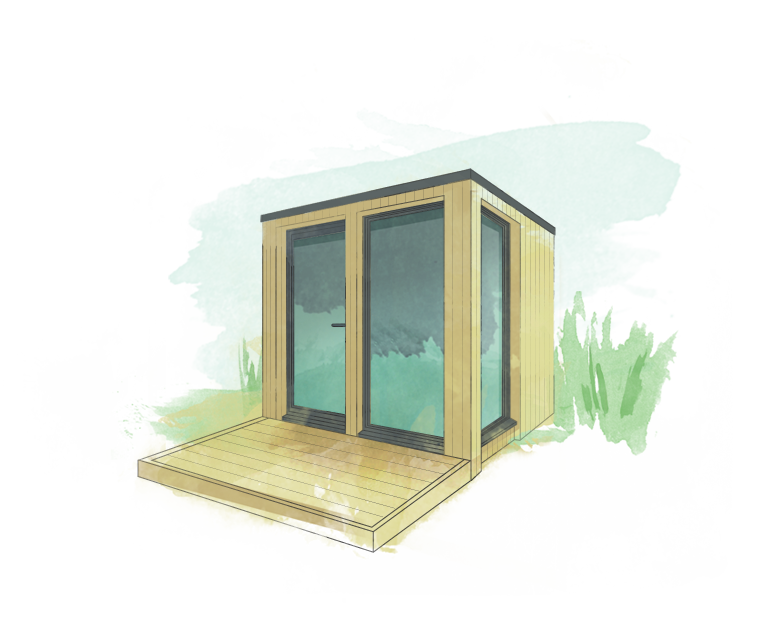 Depiction of a My Room Outside space featuring a pergola and decking