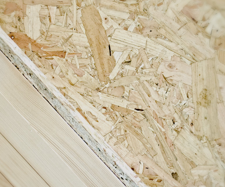 Close up of natural timber material